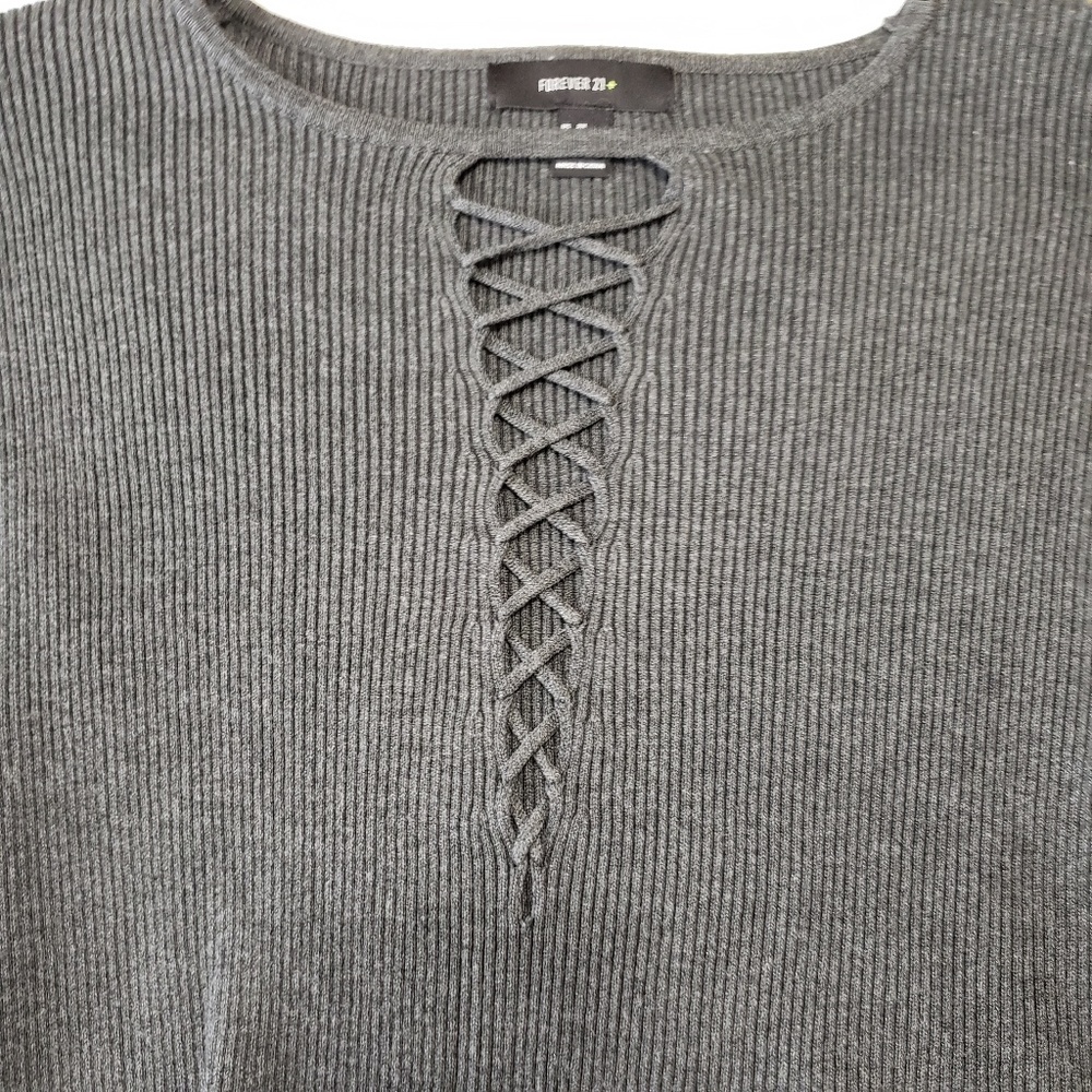 Sold Elsewhere - Forever 21 Ribbed Crop Top - Picture 3 of 3